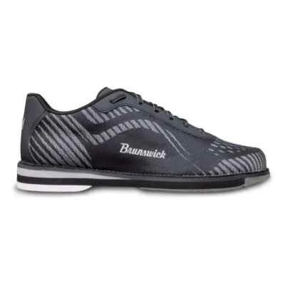 Brunswick Command Black/Grey Mens Right Handed Interchangeable Bowling Shoes - Image 1 of 3