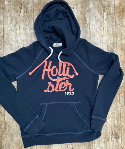 HOLLISTER HOODIE Blue NAvy Ombré Orange 