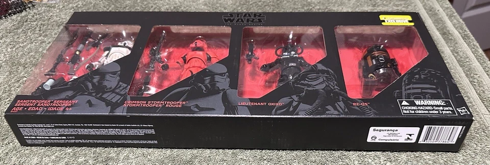 Star Wars IMPERIAL FORCES Black Series 6 " EE Exclusive SERGEANT CRIMSON R2-Q5 - Image 2 of 4