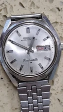 Seiko Presmatic 5106-9000 Automatic 33Jewels Date/Day Wrist Watch Not work  part