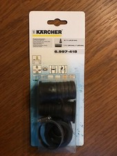 Kärcher Anschluss Saugschlauch 1 1/4", 6.997-418- Pumpenadapter + Rückschlagvent