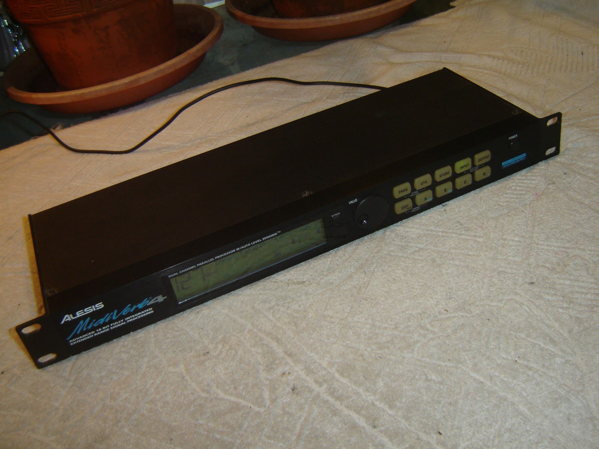 Alesis Midiverb 4, Dual Channel Parallel Processor, Reverb