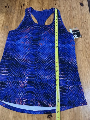 Reebok Speedwick Dream Snake Multicolor Womens T-back Tank Top M - Picture 9 of 9