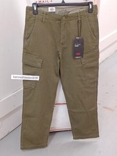 LEVIS PREMIUM XX TAPER CARGO PANTS 394400011 OLIVE GREEN MENS SIZE 30X32,32X30