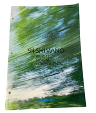 1994 Shimano Bicycle System Components Bike Parts Catalog English Version