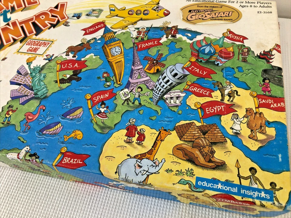 Name That Country Board Game Geography Game Educational Insights Pen Pal GUC - Image 4 of 4