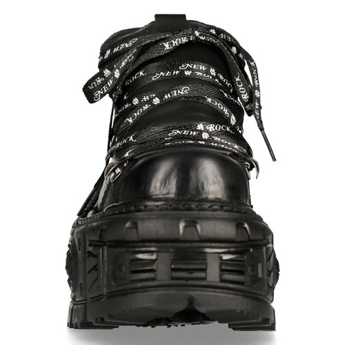 New Rock Stiefel M-TANK120N Unisex Schwarz 100% Leder Goth Plateau Punk Metal - Bild 4 von 8