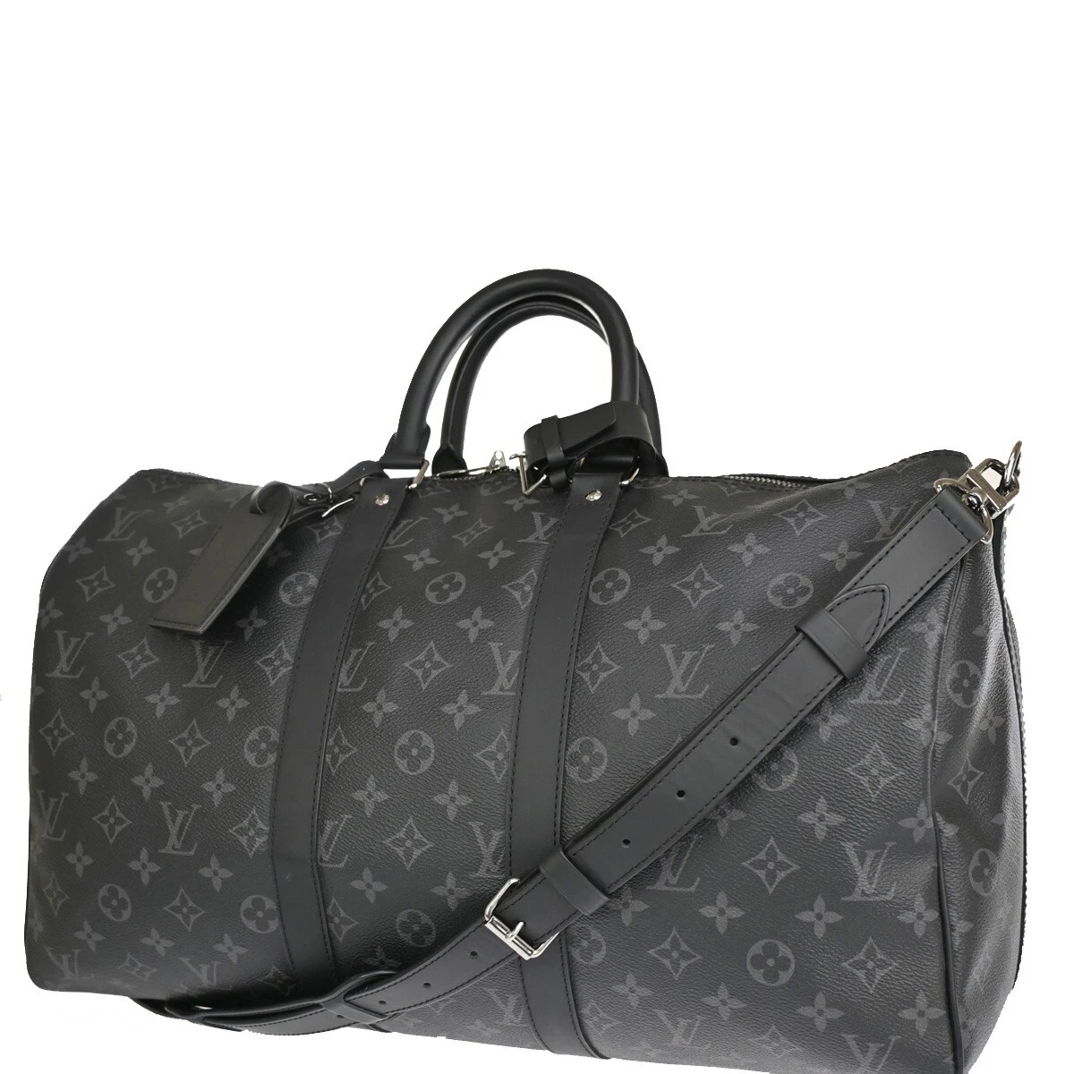 LOUIS VUITTON Keepall Bandouliere 45 Hand Bag Monogram Eclipse  