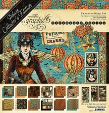 Graphic45 STEAMPUNK SPELLS DELUXE COLLECTOR'S EDITION scrapbooking