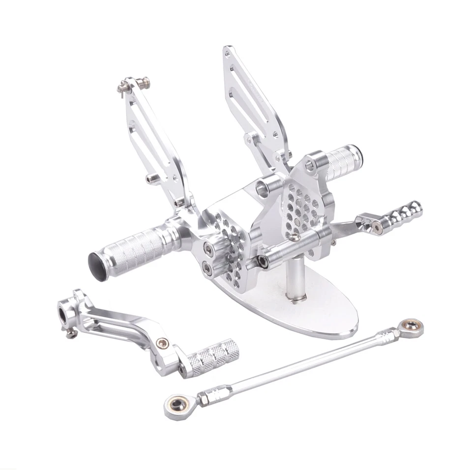 Silver CNC Rearset Footpegs Rear set Pedal For Ducati 749/999/R/S 2003-2006 - Image 3 of 3