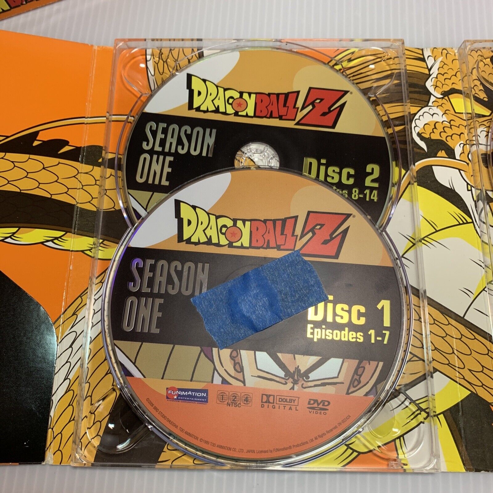 Dragon Ball Z: Season One 1 (DVD, 2007, 6-Disc Box Set Uncut Remastered) Ep  1-39 704400022425