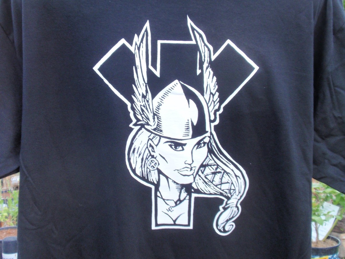 T-shirt Viking Valkyrie Life Rune - Motif Marteau De Thor, Odin - Noir Taille XXXL - Neuf Sans étiquette
