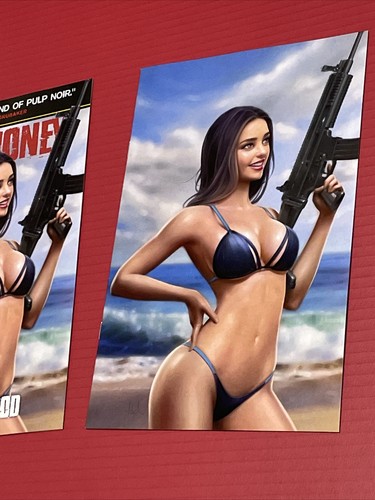 GUN HONEY BLOOD FOR BLOOD #1 WILL JACK VIRGIN VARIANT SET LTD 500 🔥In Hand 🔥 - Picture 5 of 6