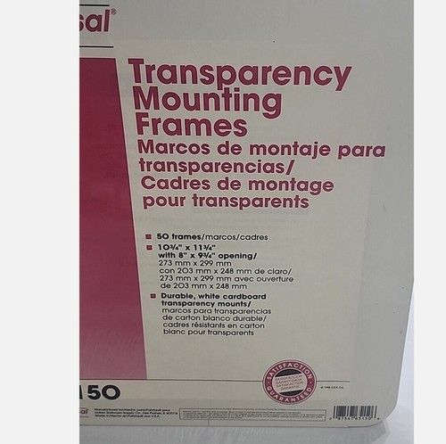 3M Karton Transparent MONTAGERAHMEN 50 Stück RS 7120 Whiteboard USA Versiegelt - Bild 7 von 8