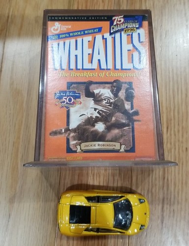 SELTEN! VINTAGE! Wheaties Mini Müslischachtel Gold Signature Jackie Robinson 1996 - Bild 3 von 5