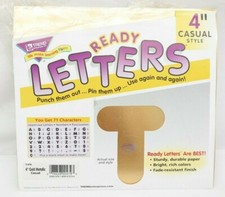  Trend Ready Letters 4 Casual Style Metallic ...