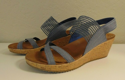 skechers luxe foam wedges