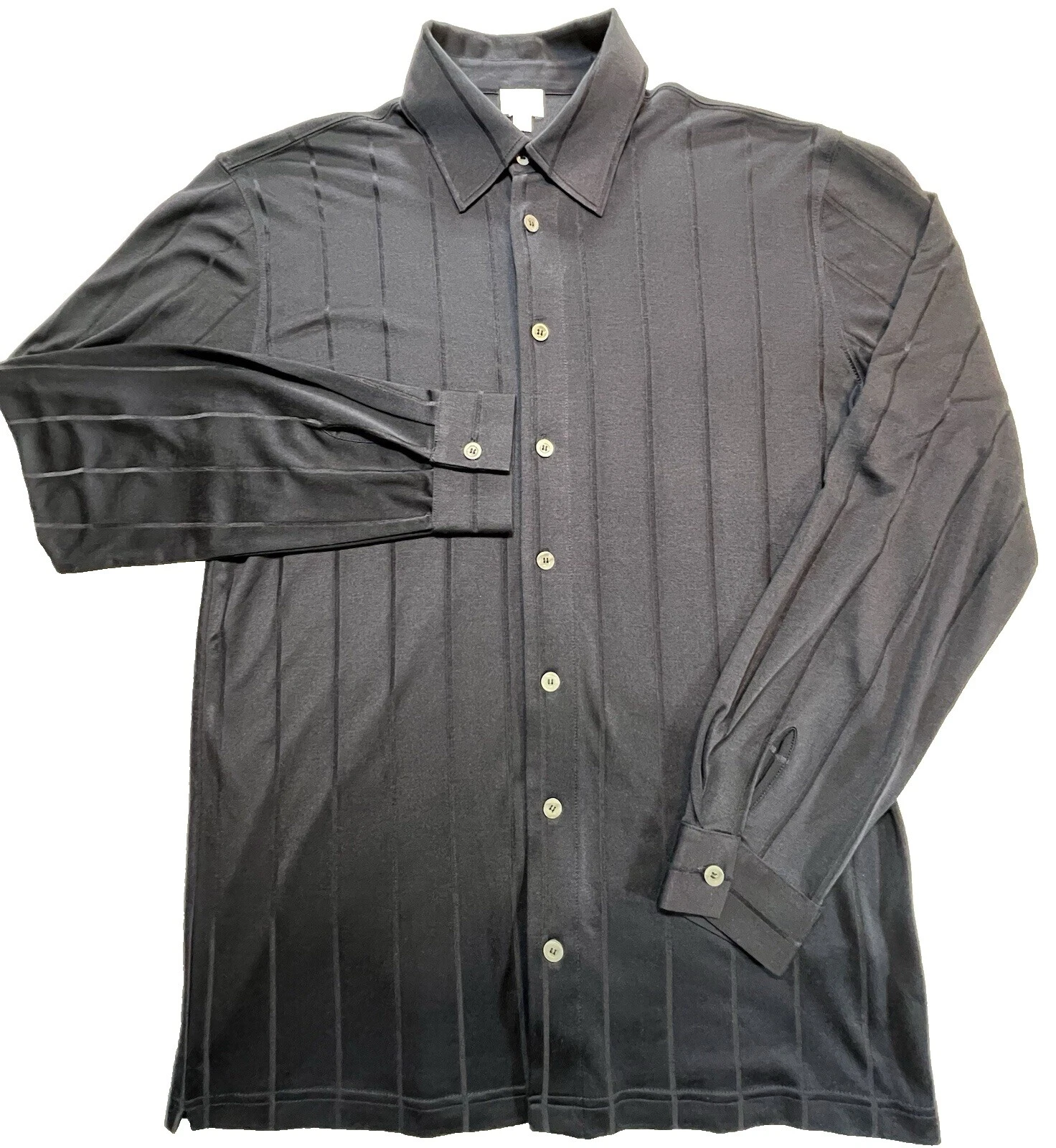 Armani Collezioni Silk Casual Button-Down Shirts for Men