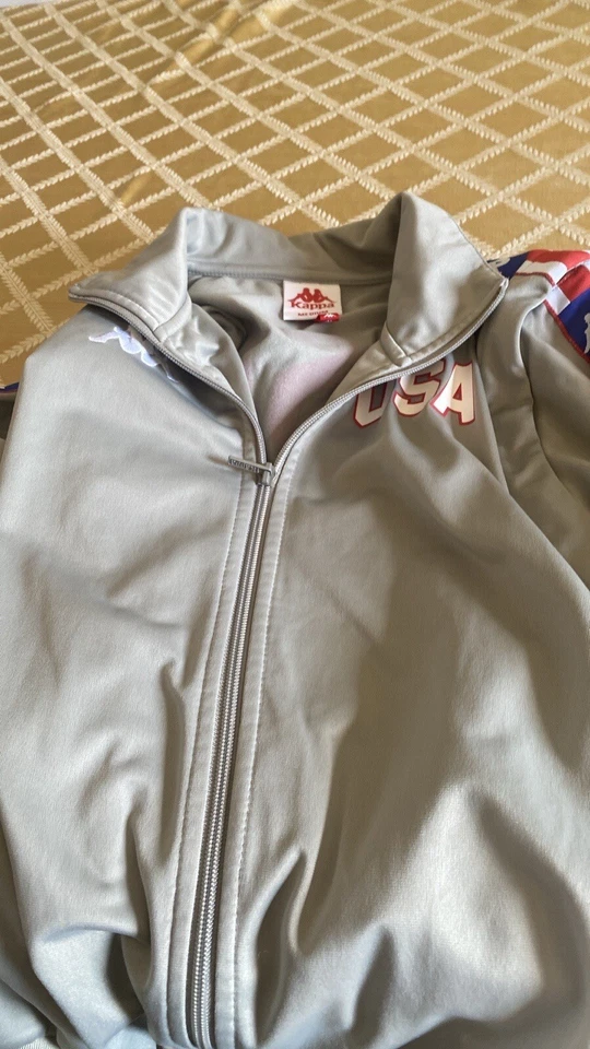 Chaqueta deportiva Kappa 222 Banda Anniston gris plata mediana Foto 2 de 4