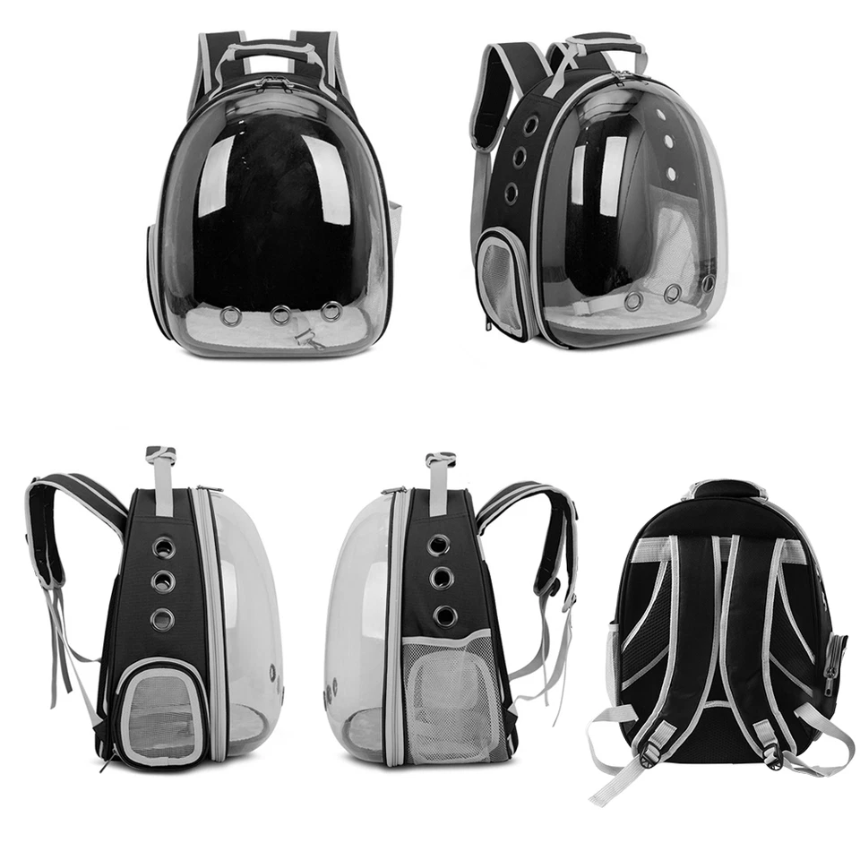 Haustier Tragetasche Transportrucksack Rucksack Katzen Hunde Atmungsaktiv  - Bild 2 von 4