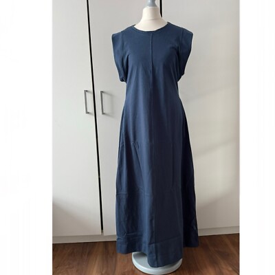 Free People Kleid Simone Midikleid mit offenem Rückenausschnitt Größe S Small UVP 88 $ blau
