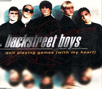 Quit Playing Games (With My Heart) - Single ~ Backstreet Boys ~ Pop ~ CD ~ Good