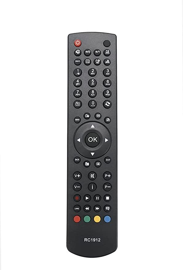 Thumbnail - Ersatz Tv Fernbedienung Für Telefunken T24tx168lbp Fernseher