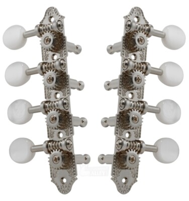Grover 409N   409 Series  A  Style Mandolin Tuning Machines, Nickel