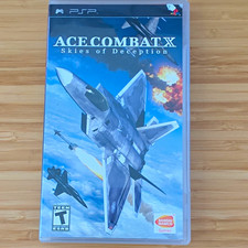 Bandai Namco Ace Combat X: Skies of Deception Sony PSP Flight Sim T Manual