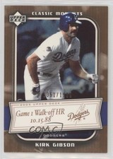 2005 Upper Deck Classics Classic Moments 1351/1999 Kirk Gibson #CM-KG 2k3