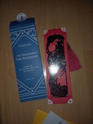 Illumicrate, Metal Bookmark, Metall Lesezeichen , Isle In The Silver Sea 