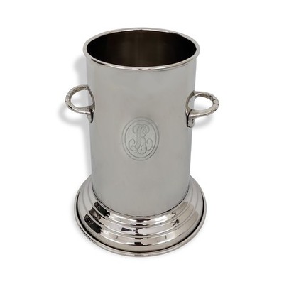 Sekteimer Louis Roederer graviert, Bargeschirr Geschirr 23 cm für Partys
