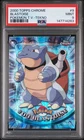 2000 TOPPS CHROME POKEMON T.V. TEKNO #9 BLASTOISE PSA 9