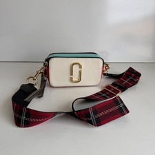 Marc Jacobs Snapshot Camera Bag Red White Blue Lumberjack Crossbody