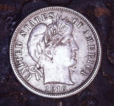 1916 Barber Dime, U-GRADE- IT , Original Patina, NO Reserve