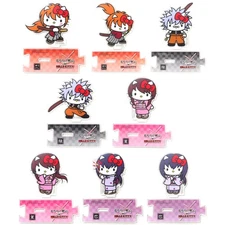Kenshin Himura & Others Rurouni Kenshin X Hello Kitty All 8 Types Set Japan O061