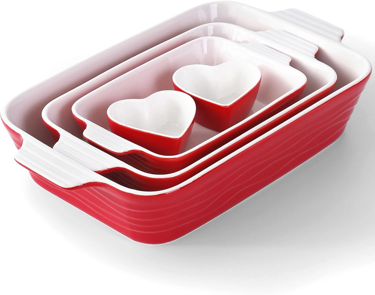 Baking Dish for Oven Ceramic Lasagna Pan 9×12.8 Inch Casserole Dishes Bakeware S