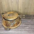 Antique Griswold American No. 8 Cast Iron Waffle Iron w/ Tall Base –Pat. 1908