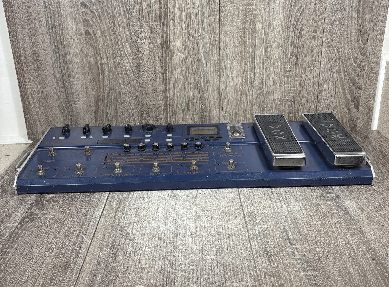 VOX ToneLab SE Vacuum Tube Multi-Effector Twin Pedal No Power Cord - Tested/Work