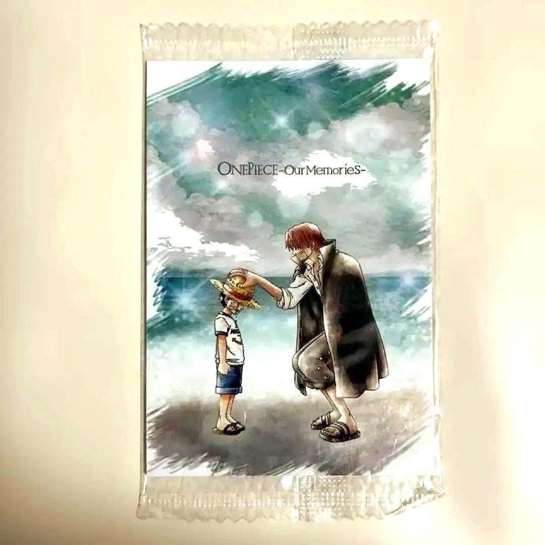 【未開封】シャンクス＆ルフィ ONEPIECE-Our Memories- ONE PIECE Our Memories Shanks & Luffy Wafer Card No.1 Eiichiro Oda
