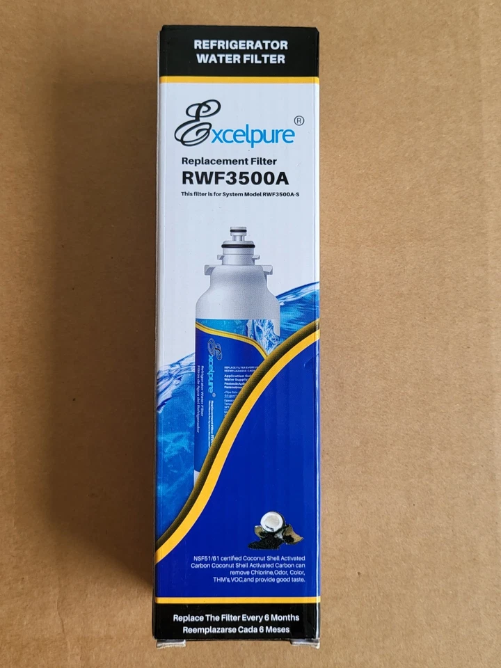 Excelpure RWF0500A Replacement Refrigerator Water Filter, 1 Pack - Image 2 of 4