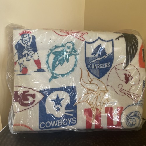 "Manta impresa por todas partes de los equipos de la NFL de colección segundos seleccionados 72"" X 90""" - Imagen 3 de 4