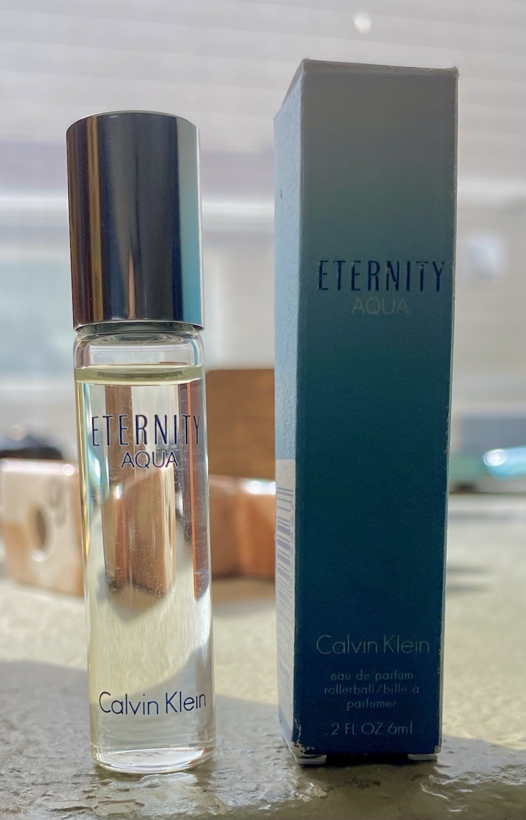 Calvin Klein Eternity Aqua Eau de Parfum - Very HTF scent! New Rollerball In Box thumbnail 2