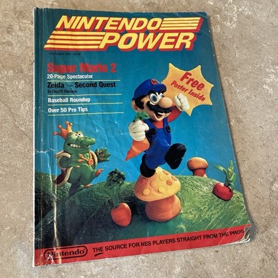 Nintendo Power #1 Magazine 1st Issue 1988 Super Mario Bros 2 W Inserts No Poster