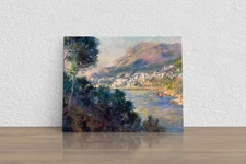 Claude Monet "Monte Carlo Seen from Roquebrune" Canvas Print Wall Art Home Decor