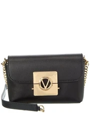 Valentino By Mario Valentino Lilou Bonbonniere Leather Crossbody Women's Black