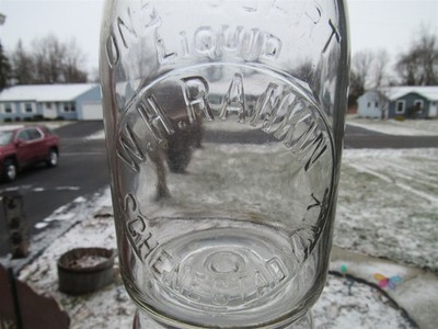 TREQ Milk Bottle W H Rankin Dairy Farm Schenectady NY SCHENECTADY COUNTY 1934