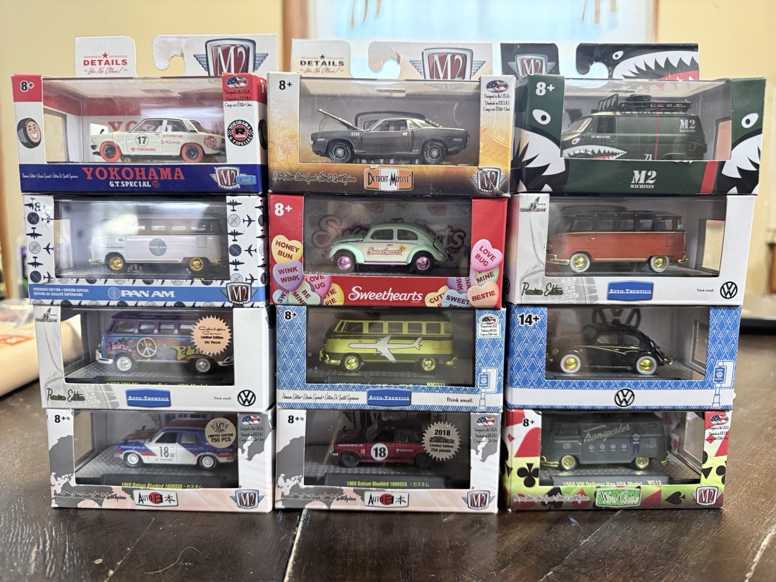 M2 Machines Mixed Lot Of 12 Chase, Exclusive & Autoclub 1:64 Diecast Cars