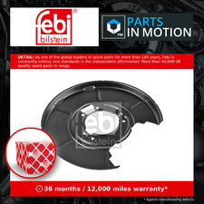 Brake Disc Splash Panel fits BMW 316 E36, E46 Rear Right 1.6 1.8 1.9 91 to 06