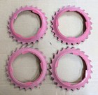 26 Pc Vintage Lustran Various Sizes Plastic Planter Plates And Adapters  — photo 6